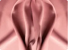 Imagem conceitual em tecido rosa